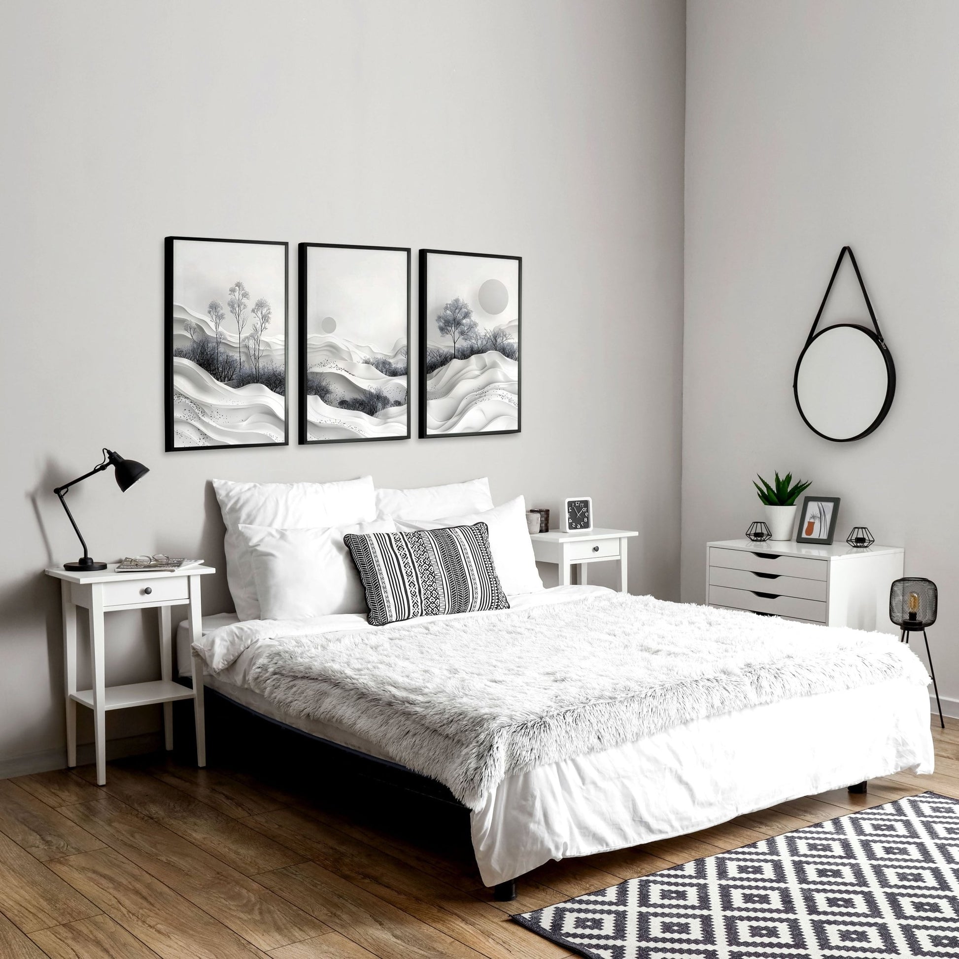 Men'S Bedroom Wall Art Set of wall art prints