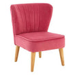 Mia Pink Velvet Kids Chair
