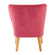 Mia Pink Velvet Kids Chair