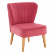 Mia Pink Velvet Kids Chair