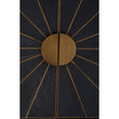 Midas Black and Brass Sideboard