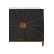 Midas Black and Brass Sideboard