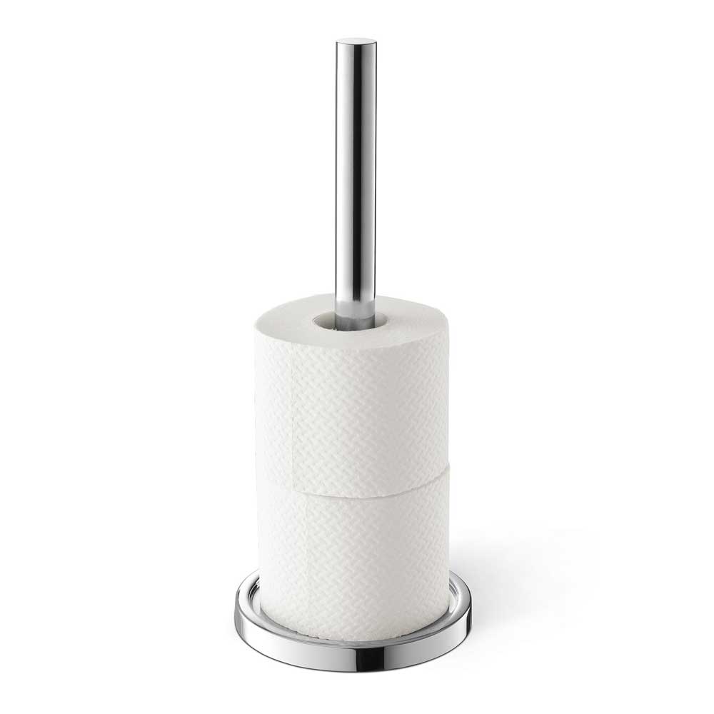 Mimo Polished Stainless Steel Spare Toilet Roll Holder - Premium Bathroom Organisation