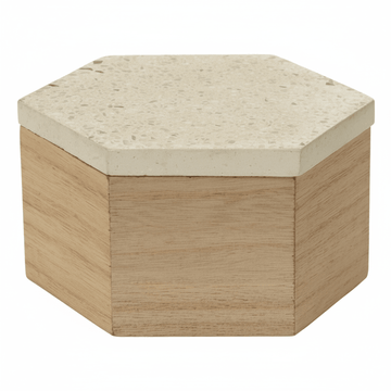 Mimo Small Terrazzo Lid Trinket Box
