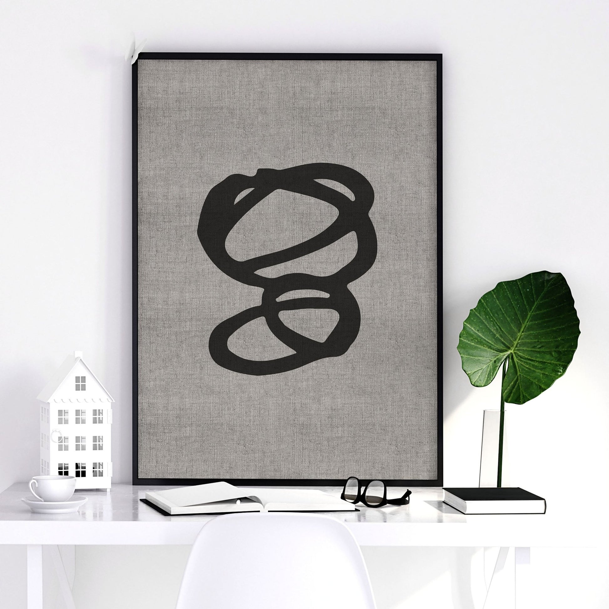 Minimal Art Wall | Set of 3 wall art prints