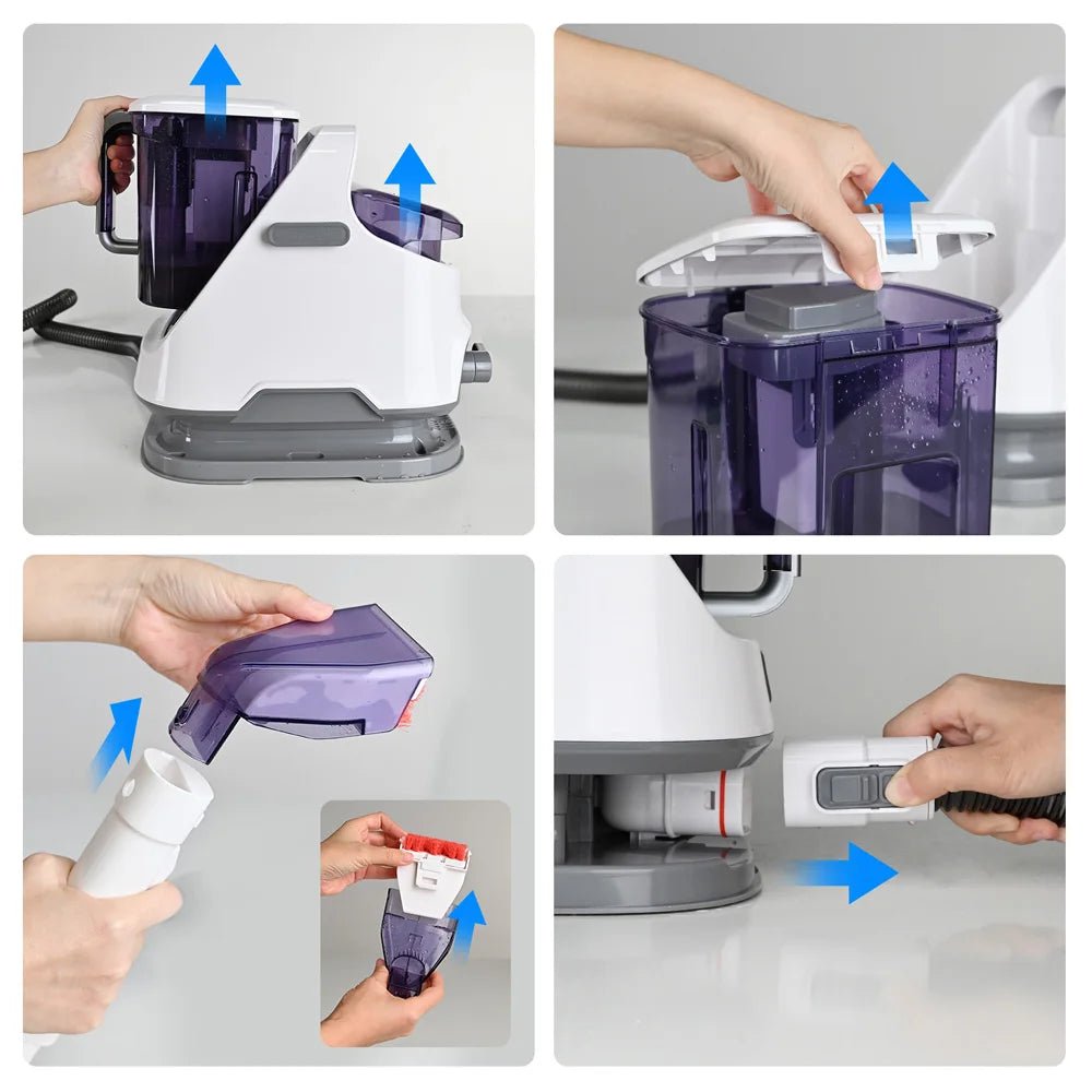 MIUI Multi - Purpose Portable Carpet Cleaner Upholstery Cleaner Machine Deep - Cleaning Shampooer for Home Use