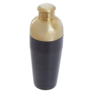 Mixology Gold Finish And Black Cocktail Shaker