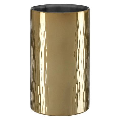 Mixology Hammered Brass Wine Cooler