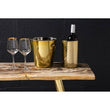 Mixology Hammered Brass Wine Cooler