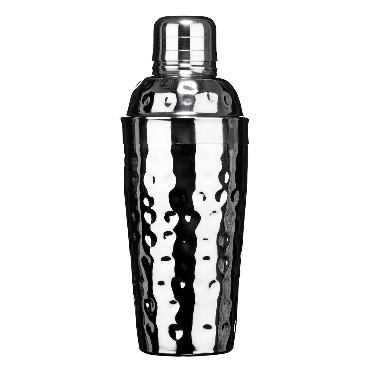Mixology Stainless Steel Hammered Effect 500Ml Cocktail Shaker