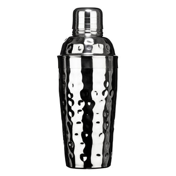 Mixology Stainless Steel Hammered Effect 500Ml Cocktail Shaker