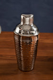 Mixology Stainless Steel Hammered Effect 500Ml Cocktail Shaker