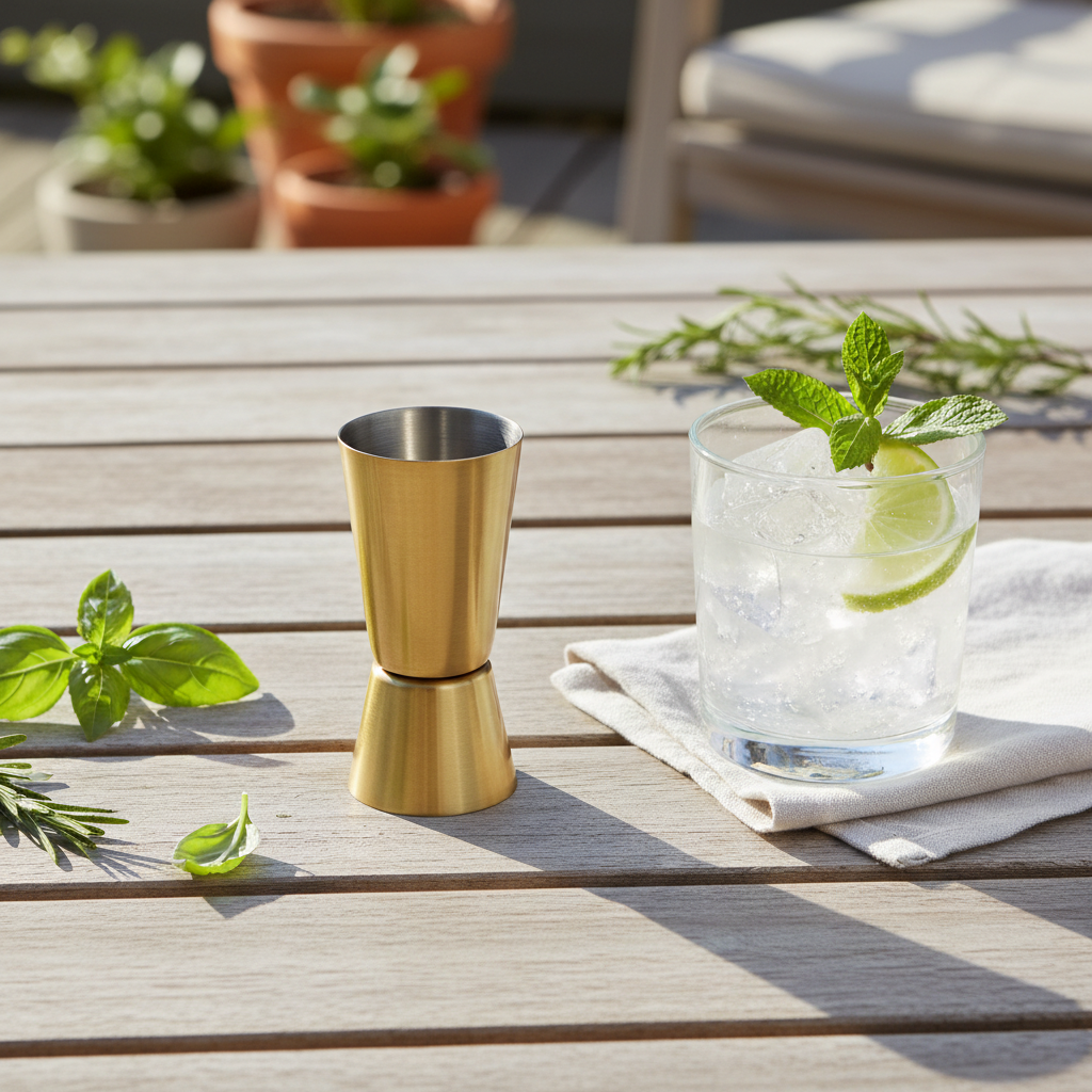 Mixology Gold Double Jigger
