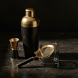 Mixology Gold Finish And Black Cocktail Shaker