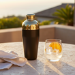 Mixology Gold Finish And Black Cocktail Shaker