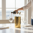 Mixology Hammered Brass Wine Cooler