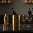 Mixology Hammered Brass Wine Cooler