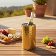 Mixology Hammered Brass Wine Cooler