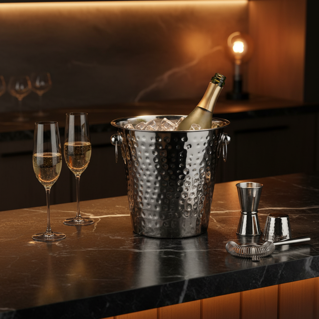 Mixology Hammered Effect Champagne Bucket