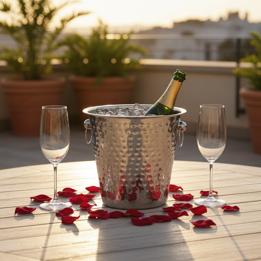 Mixology Hammered Effect Champagne Bucket
