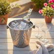 Mixology Hammered Effect Stainless Steel Ice Bucket