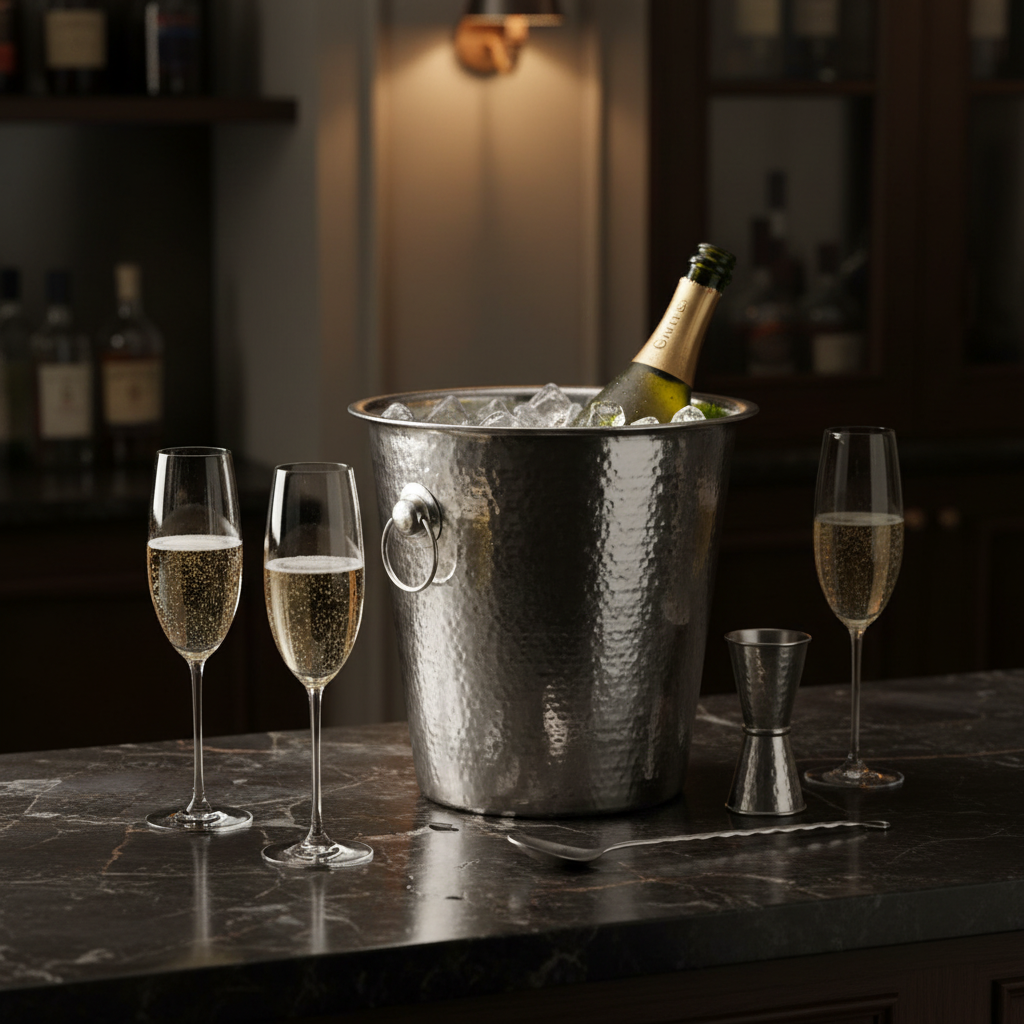 Mixology Hammered Effect Champagne Bucket