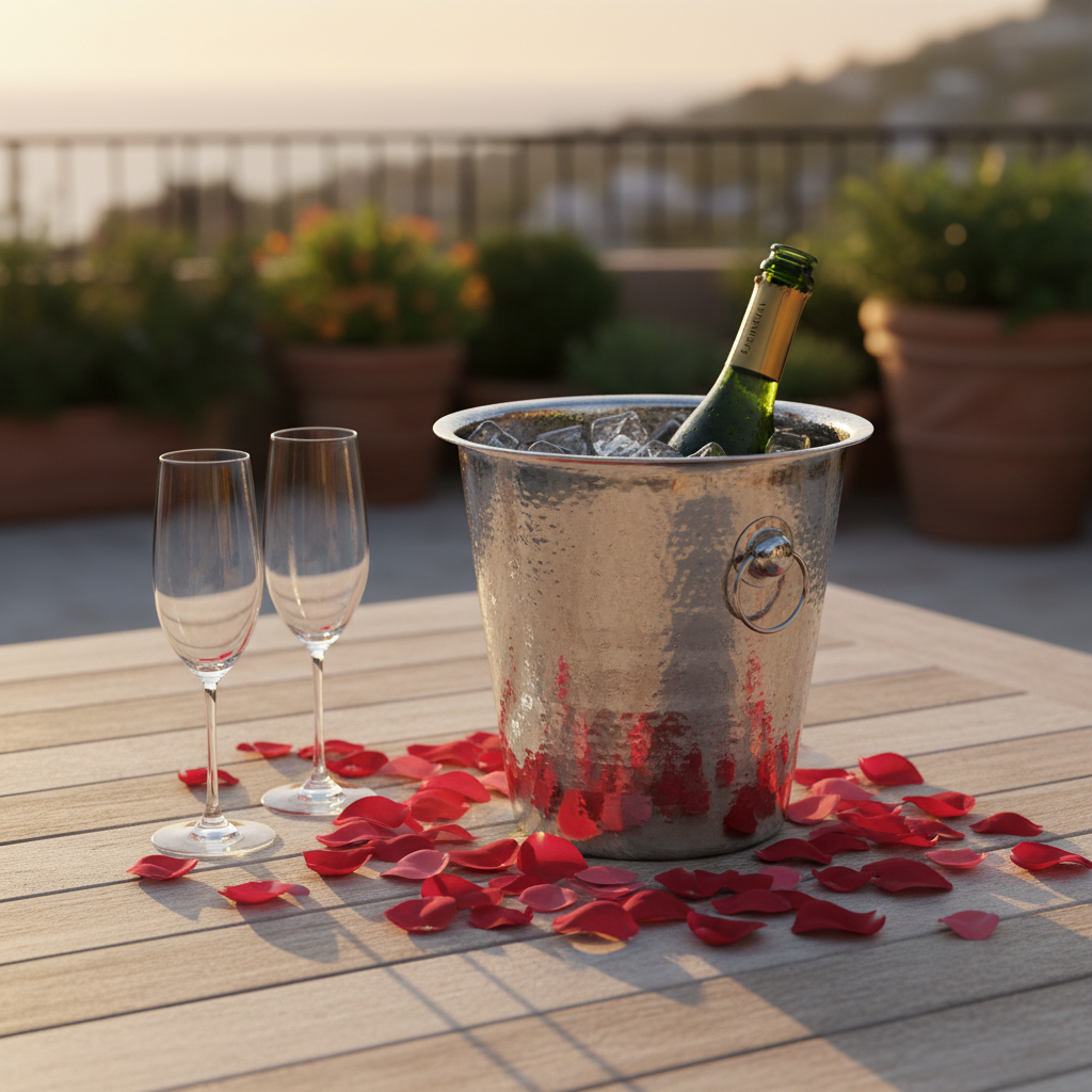Mixology Hammered Effect Champagne Bucket