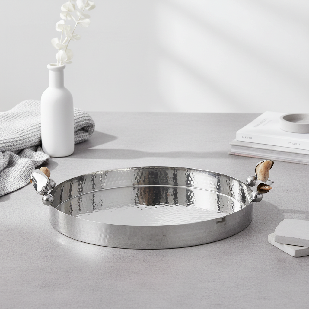 Mixology Haven Horn Handle Tray