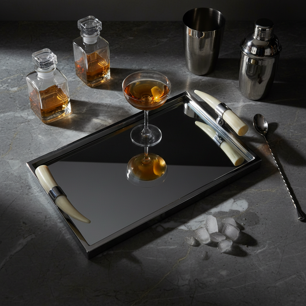 Mixology Herne Mirrored Tray