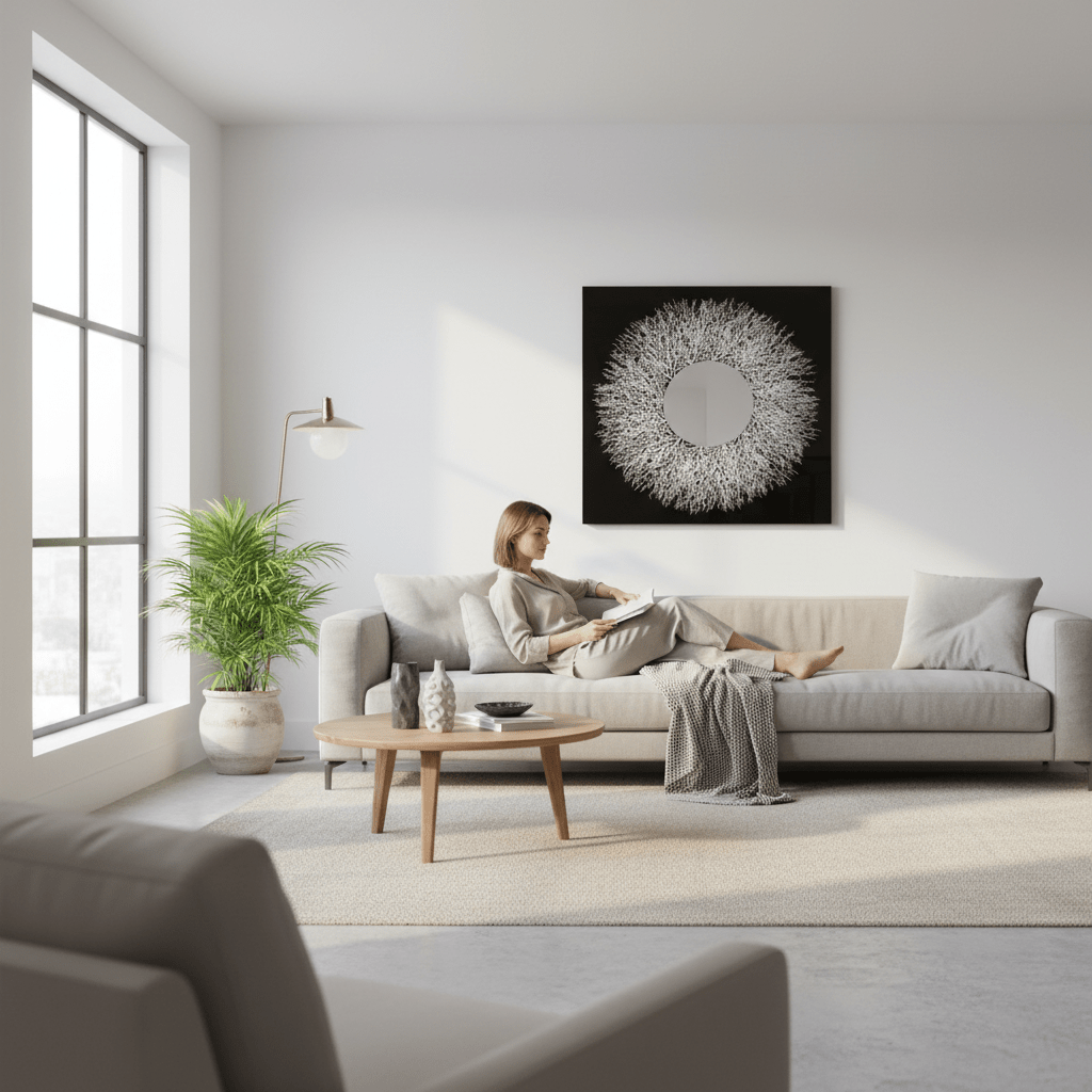 Modello Abstract Mirrored Wall Art