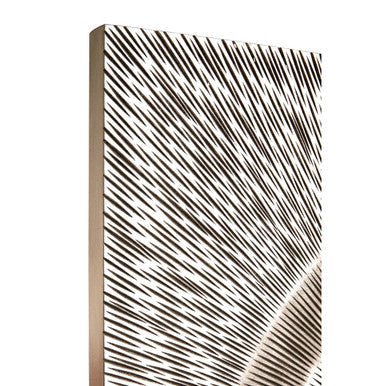 Modello Silver Wood Carving Wall Art