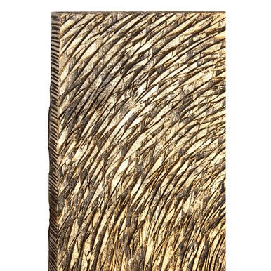Modello Wood Carving Gold Finish Wall Art