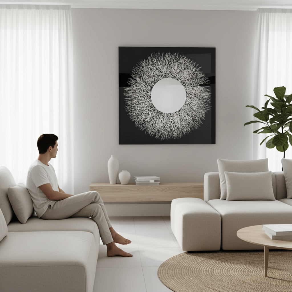 Modello Abstract Mirrored Wall Art