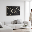 Modello Black Wood Carving Wall Art