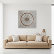 Modello Silver Wood Carving Wall Art