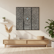 Modello Wood Carving And Circle Wall Art
