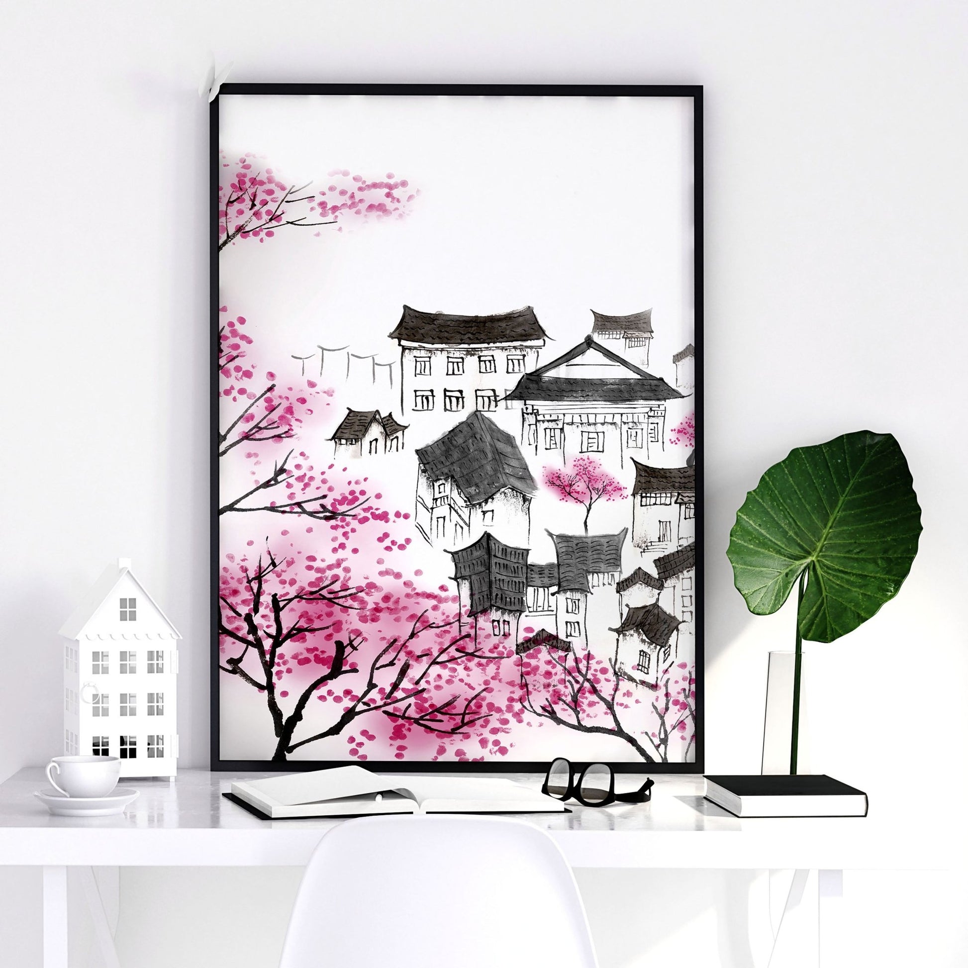 Modern Japanese Art | Set of 3 wall art prints