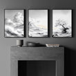 Modern Living Room Wall Decor | Set of 3 Asian Inspired Wall art Prints