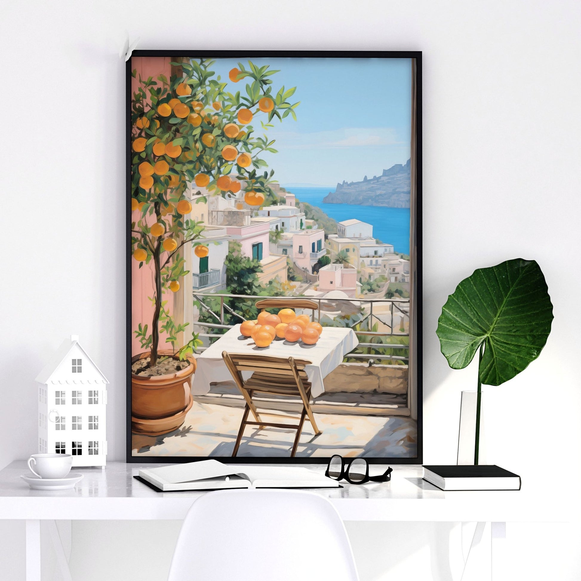 Modern office wall decor | Set of 3 Italian Lifestyle Wall art Prints