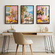 Modern office wall decor | Set of 3 Italian Lifestyle Wall art Prints