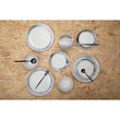 Modern Retro 16 Piece Matte Black Cutlery Set