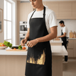 Modern Retro Black Apron