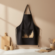 Modern Retro Black Apron