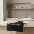 Modern Retro Black Apron