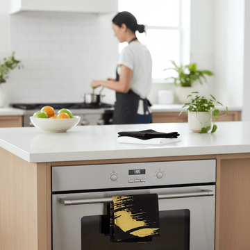 Modern Retro Set Of 3 Flash Dash Tea Towels