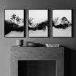 Modern Wall Art For Living Room | Set of 3 Asian Inspired Wall art Prints