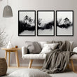 Modern Wall Art For Living Room | Set of 3 Asian Inspired Wall art Prints