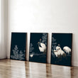 Modern Wall Art Large | Set of 3 Asian Inspired Wall art Prints