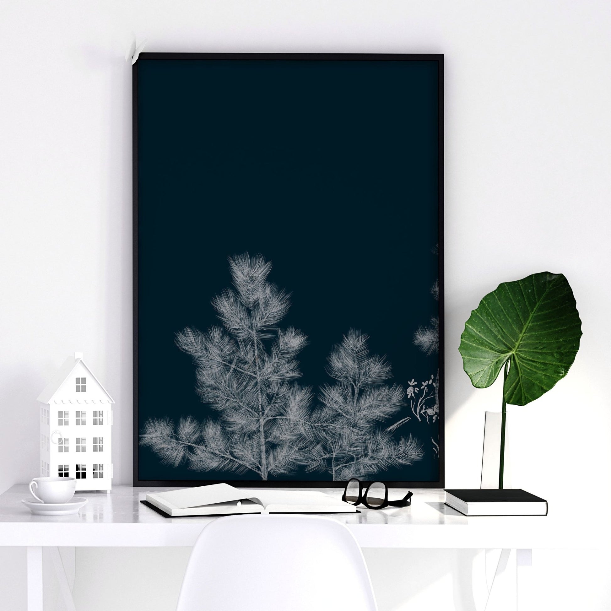 Modern Wall Art Large | Set of 3 Asian Inspired Wall art Prints