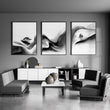 Modern Wall Art Living Room | Set of 3 Asian Inspired Wall art Prints